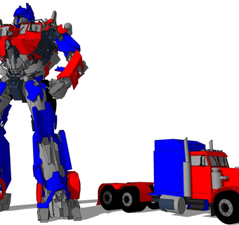 精细机器人模型变形金刚 (5)